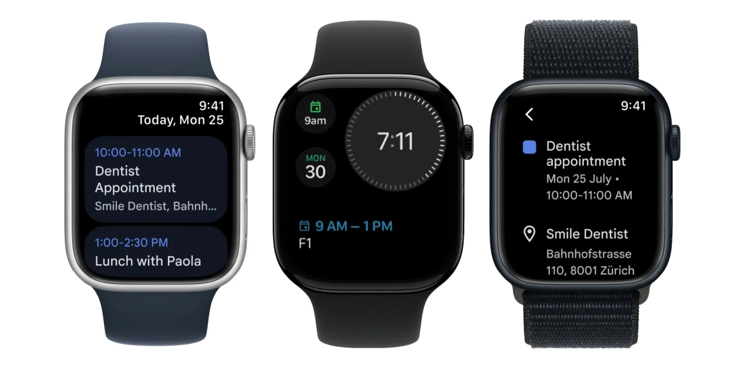 Google Calendar on Apple Watch