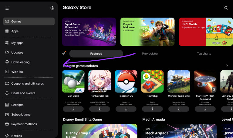 Galaxy Store